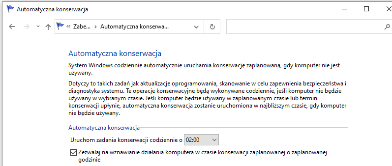 Automatyczna konserwacja